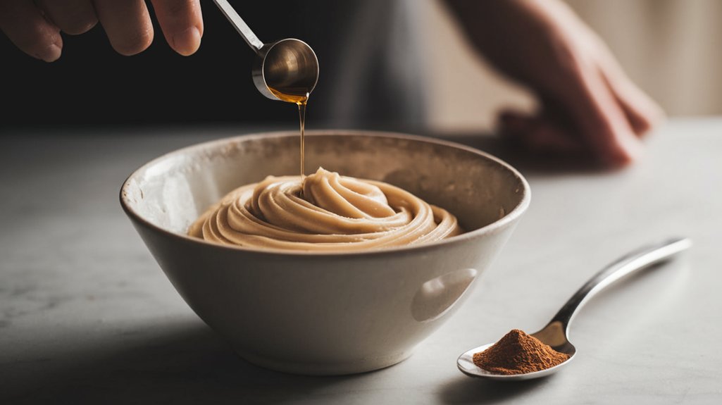 add vanilla and cinnamon