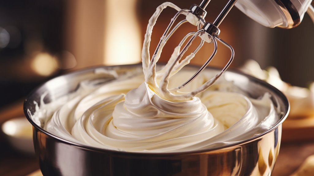 beat cream cheese smoothly