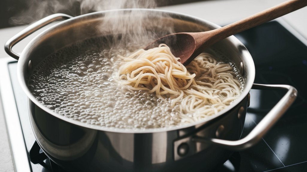 boil noodles according to instructions