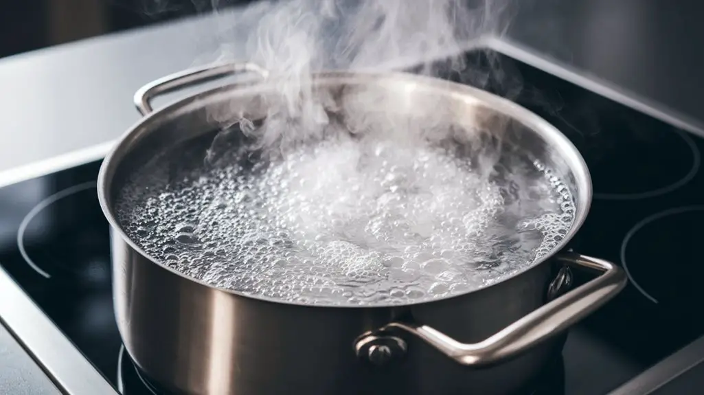 boil salted water noodles