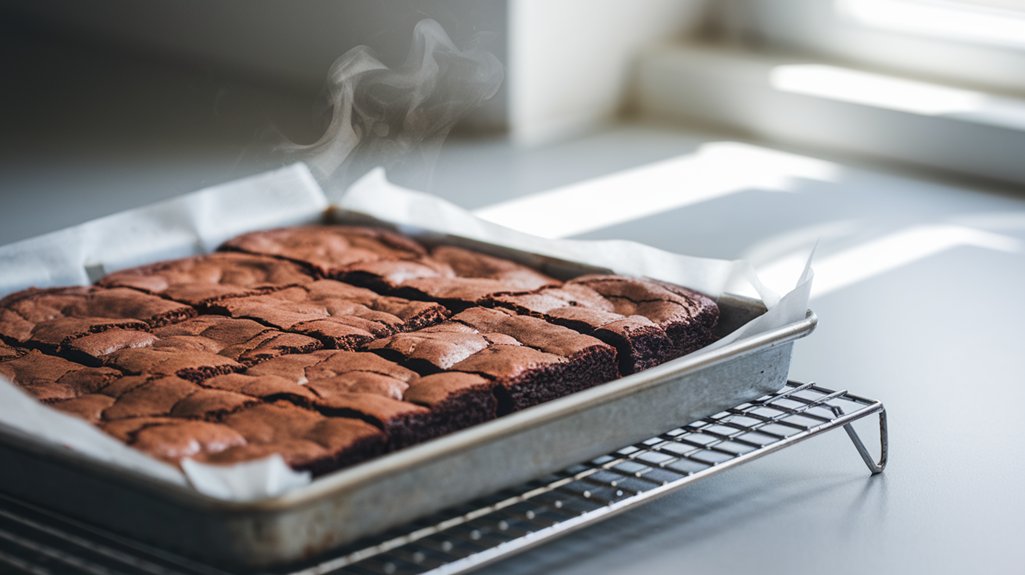 brownies need cooling time