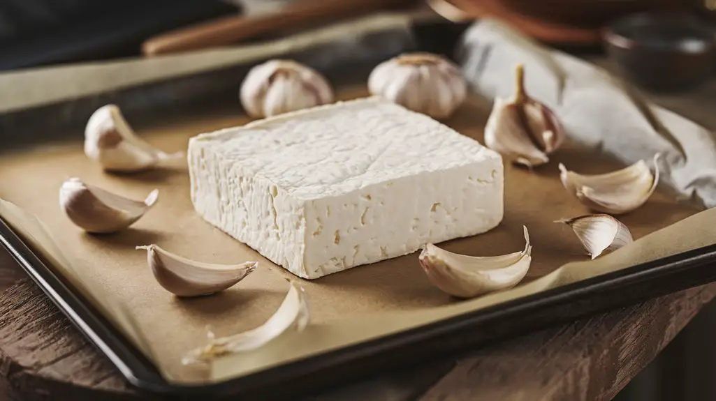 center feta on sheet