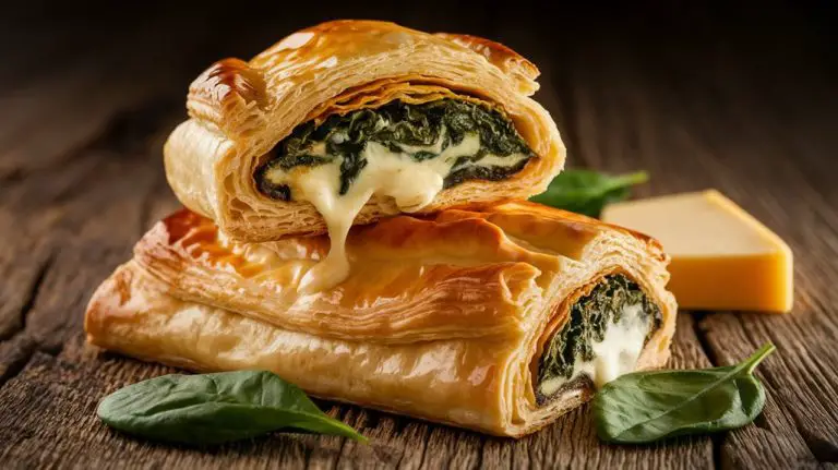 cheese and spinach pastry