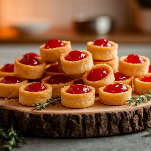 cheesy appetizers with jelly