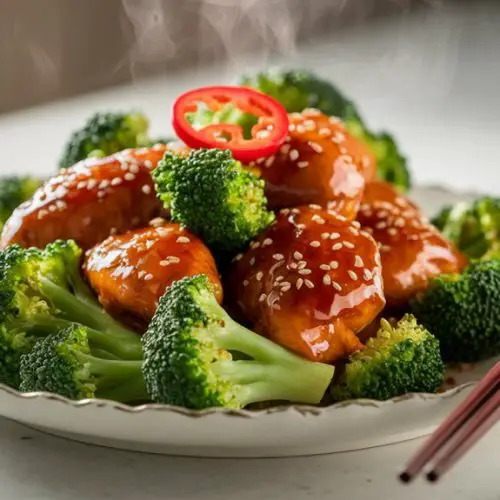 chicken and broccoli dish
