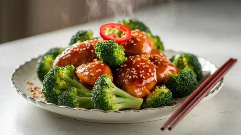 chicken and broccoli dish