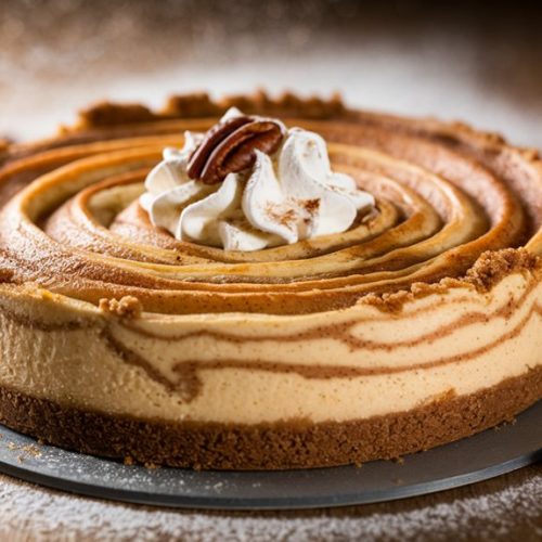 cinnamon roll cheesecake dessert
