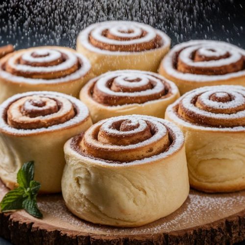 cinnamon rolls with pie crust