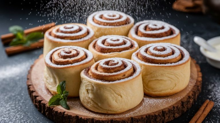 cinnamon rolls with pie crust