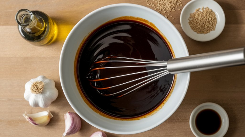 combine sauce ingredients well