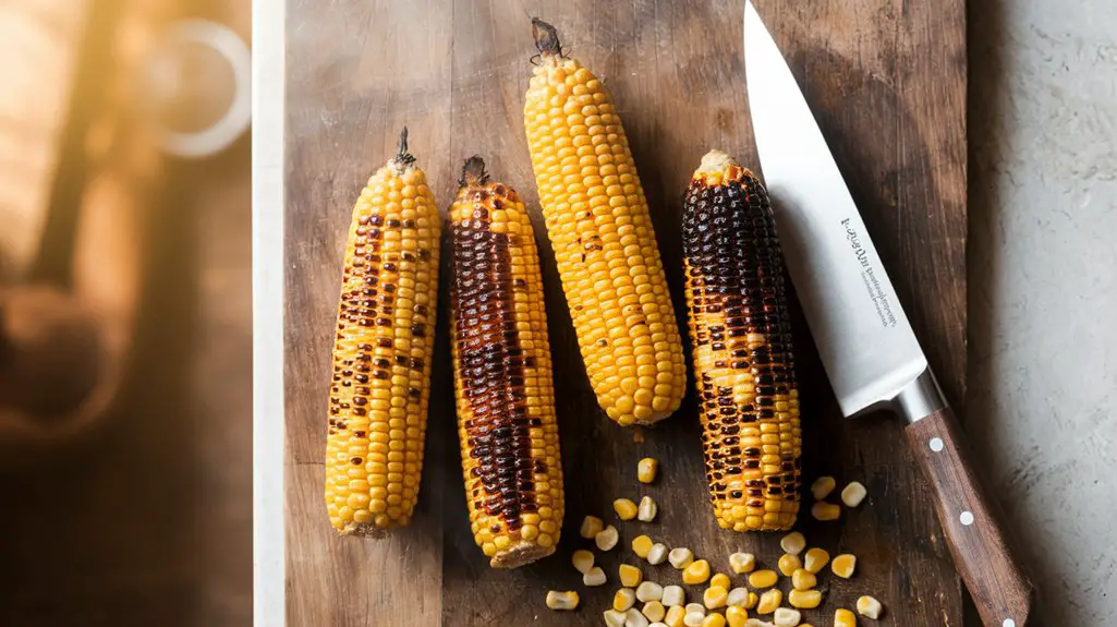 cool corn cut kernels