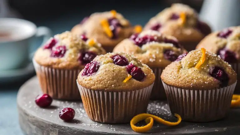 cranberry orange flavored muffins