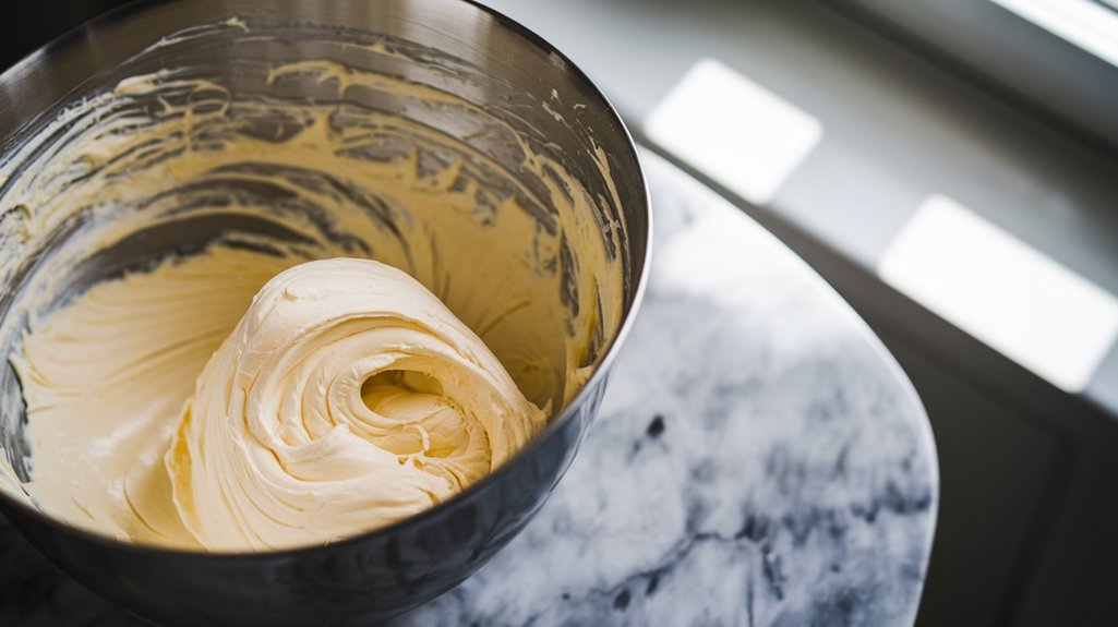 cream butter with sugar