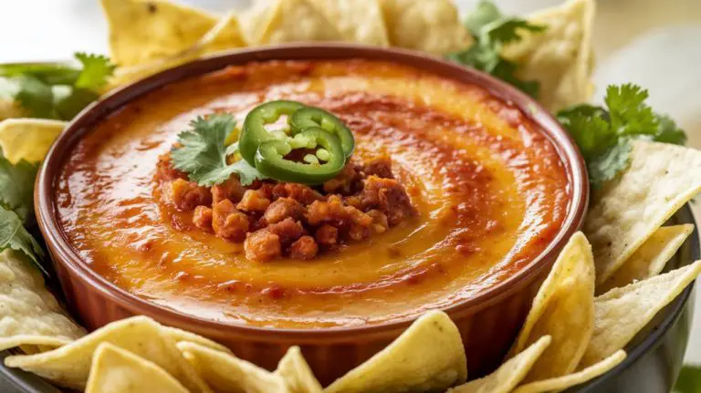 creamy chorizo cheese dip