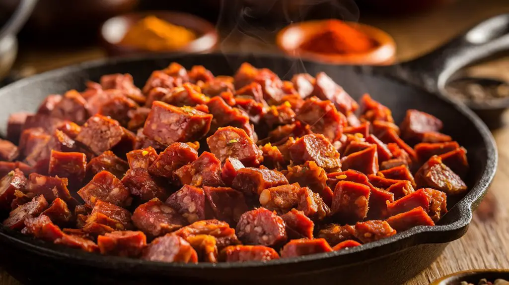 crisp and cook chorizo