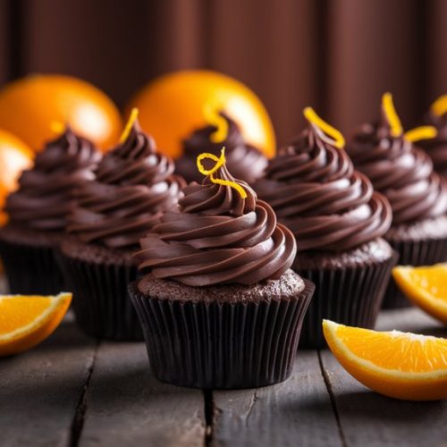 decadent chocolate orange cupcakes