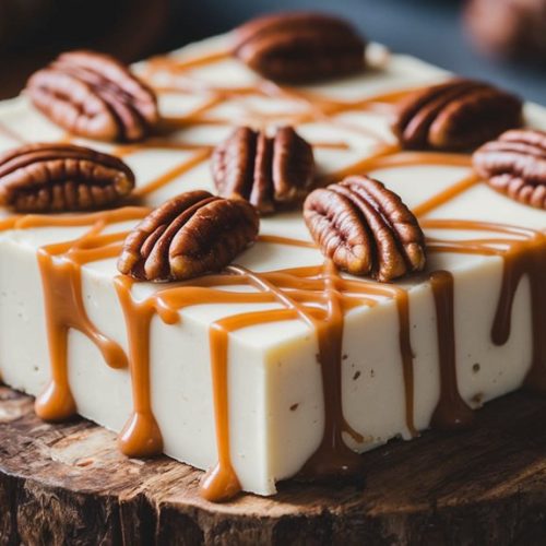 decadent white chocolate fudge