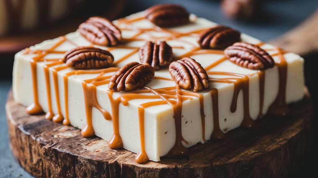 decadent white chocolate fudge