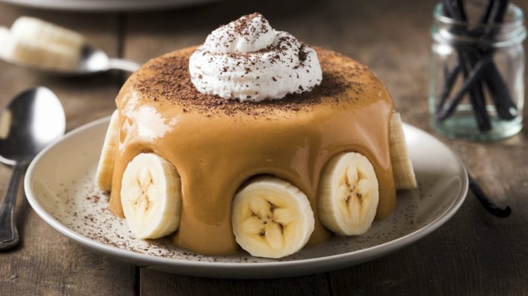 delicious creamy banana dessert