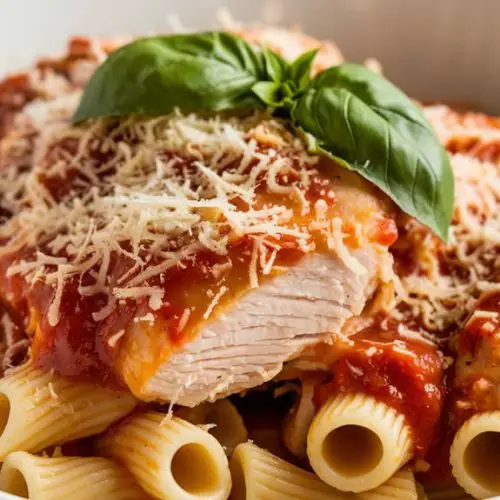 easy chicken parmesan pasta