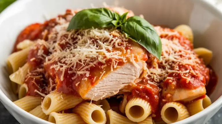 easy chicken parmesan pasta