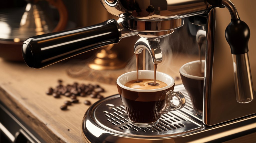 espresso brewing process outlined
