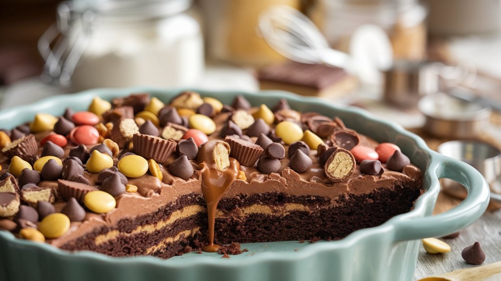 evenly distribute candy pieces