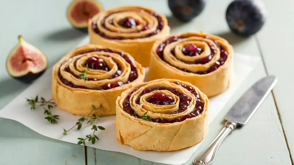 fig and goat cheese pinwheel
