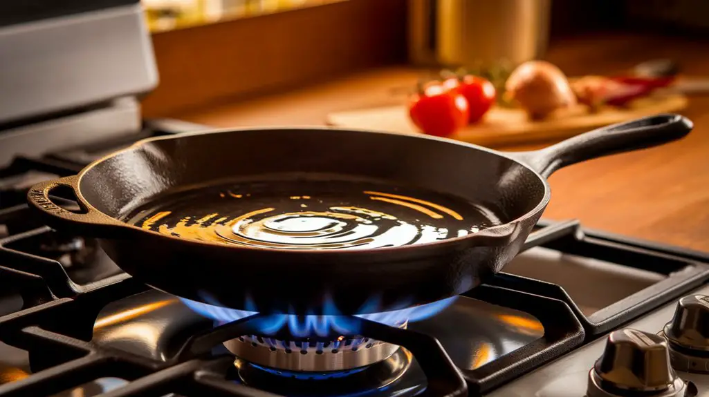 heat oil in skillet
