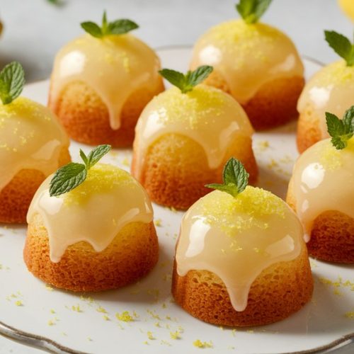 lemon flavored mini cakes