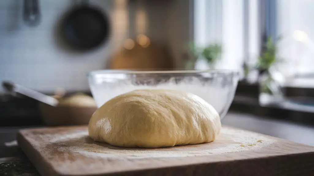 let dough rise for one hour
