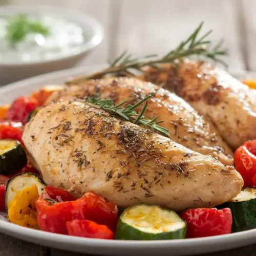 mediterranean style chicken dish