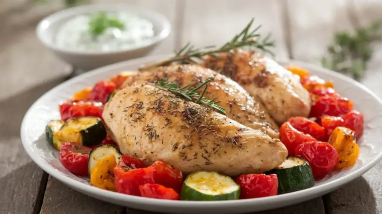 mediterranean style chicken dish