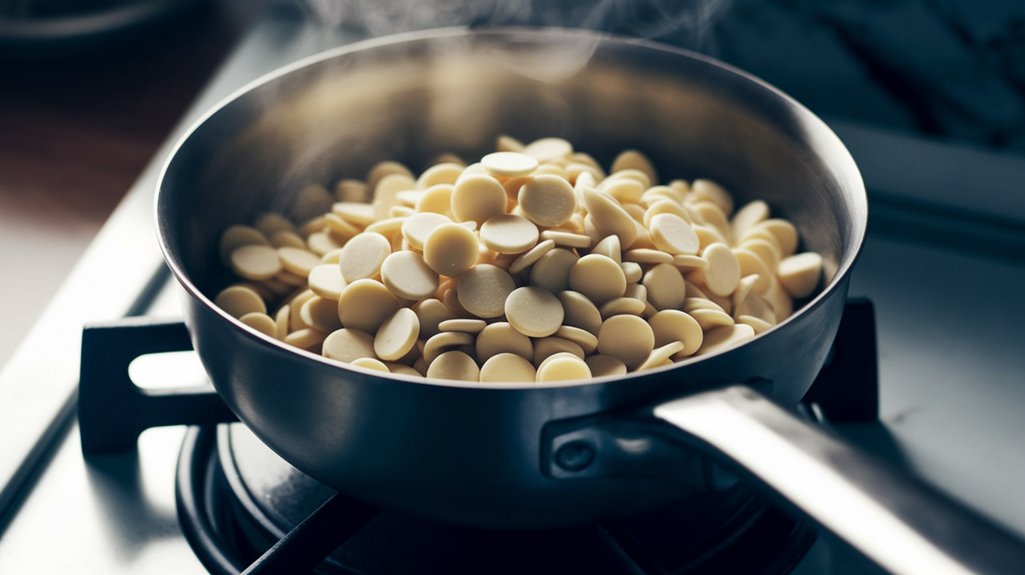 melt white chocolate chips