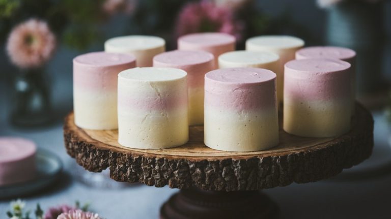 mini layered dessert cakes