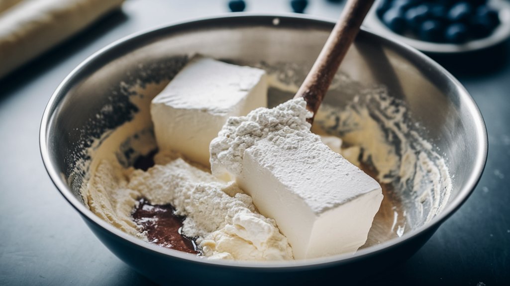 mix cream cheese ingredients