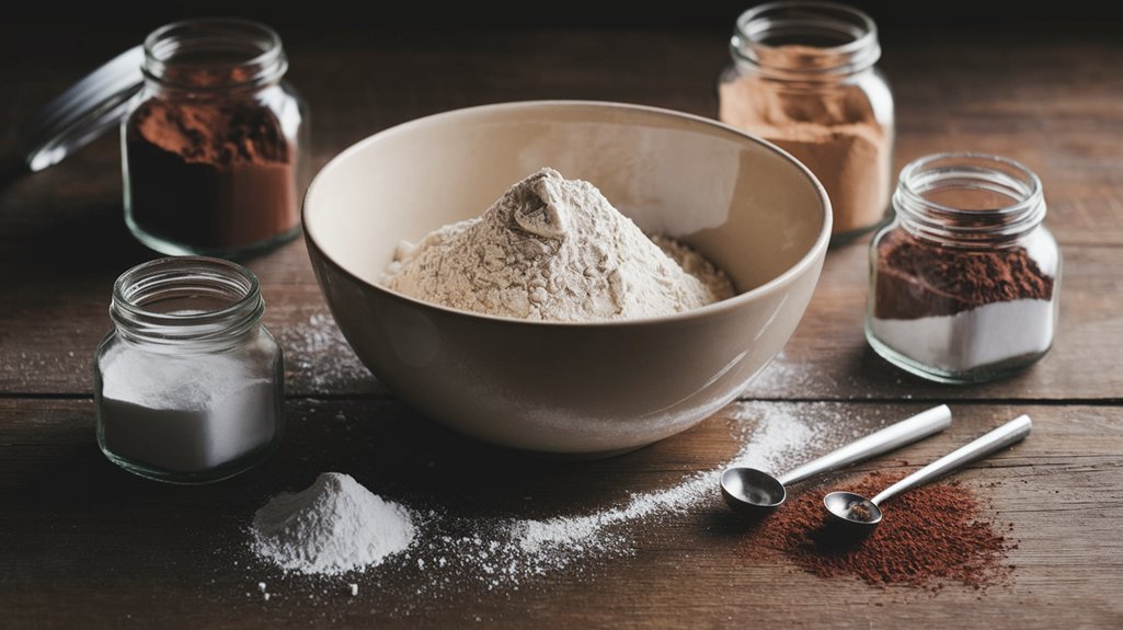mix dry ingredients separately