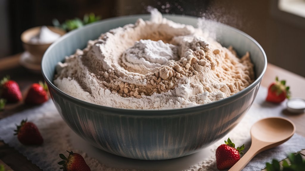 mix dry ingredients well