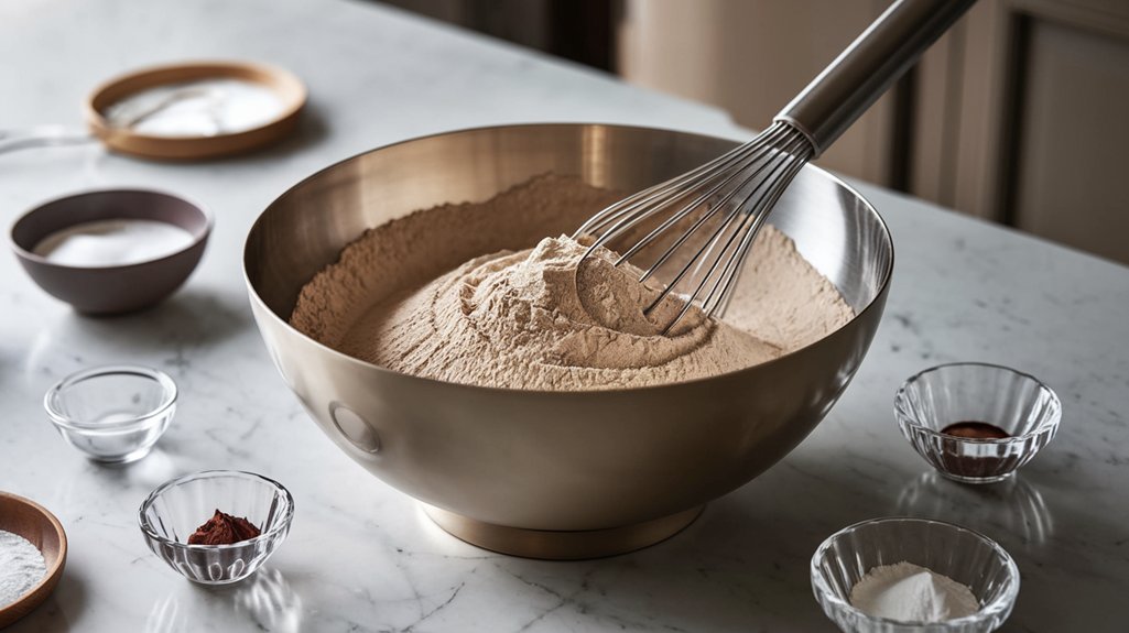 mix dry ingredients well