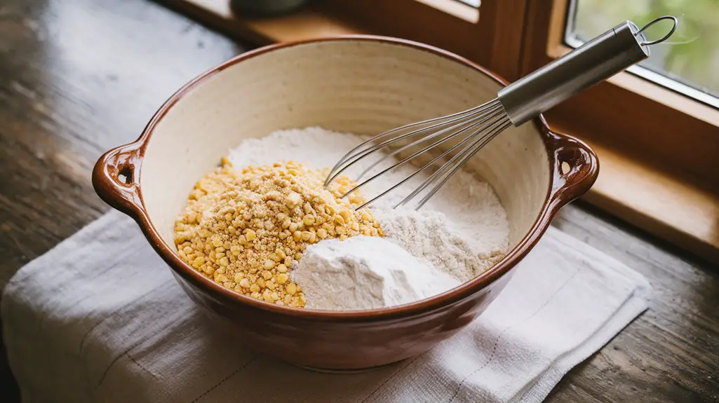 mix dry ingredients well