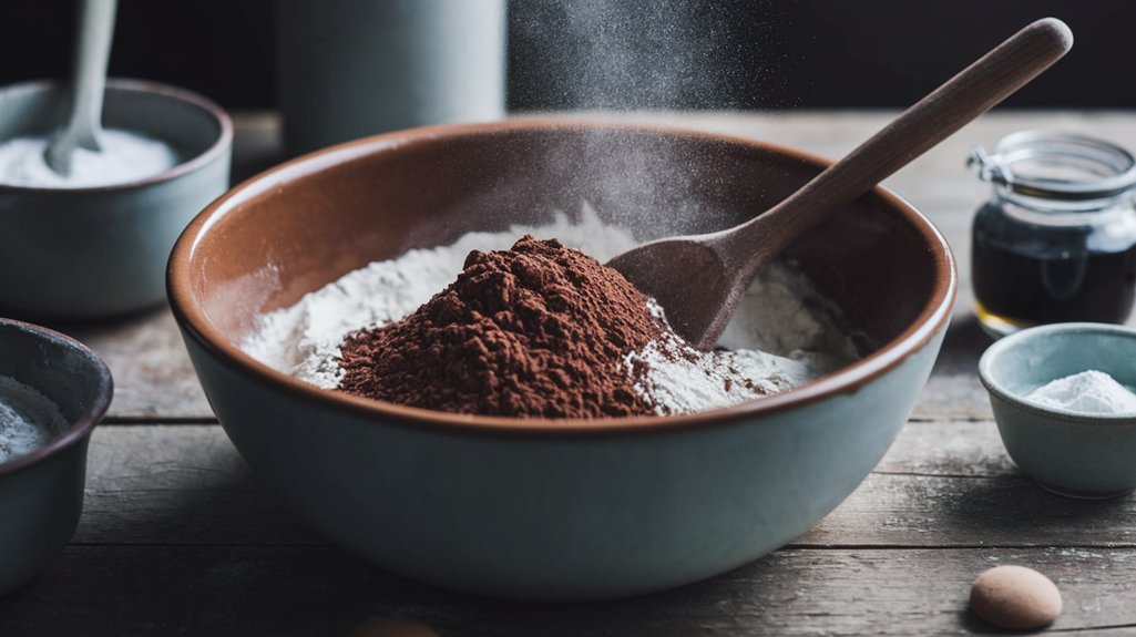 mix dry ingredients well