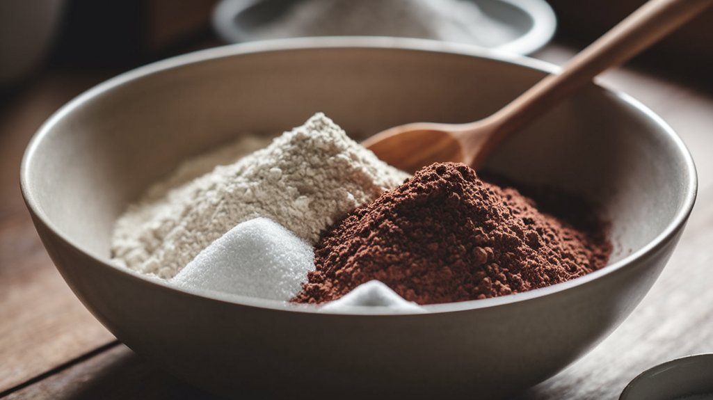 mix dry ingredients well