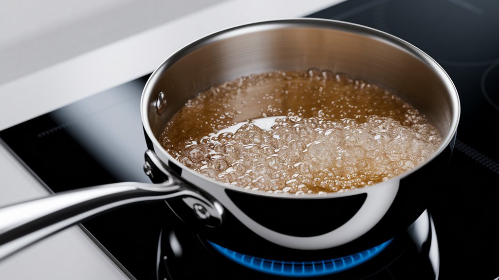 mix sugar with water