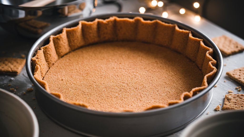 press crust into pan