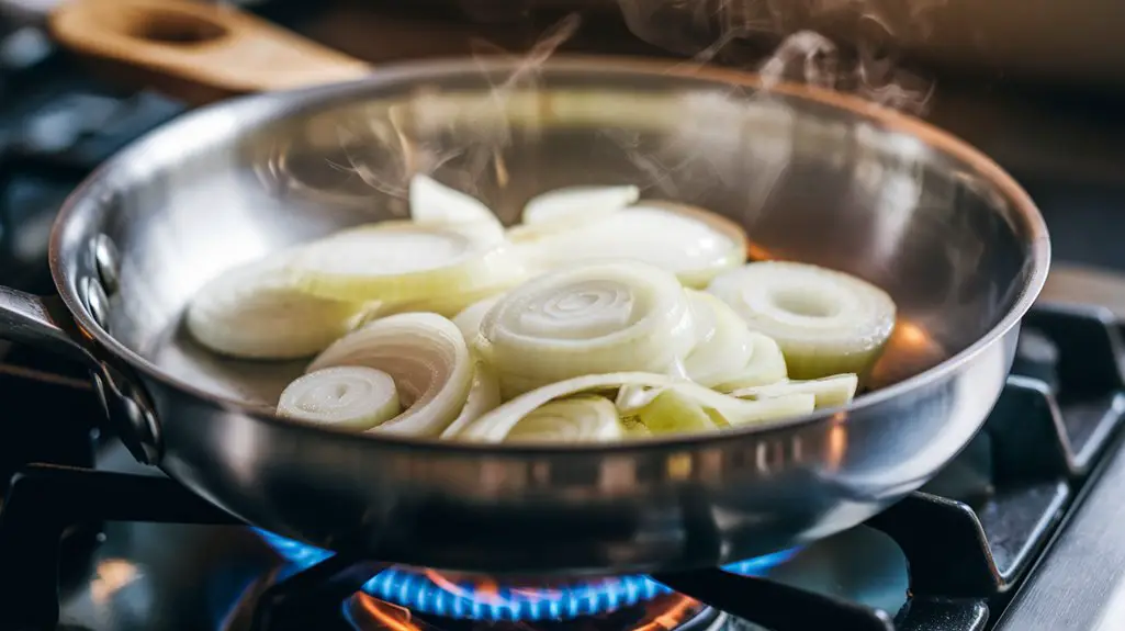 saut onion until translucent