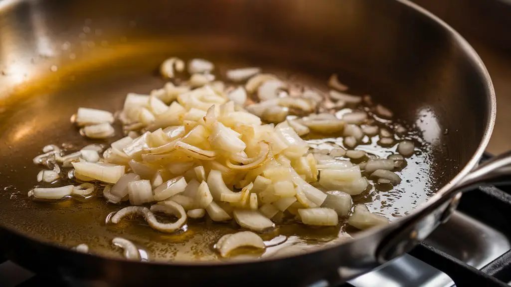 saut onions until translucent