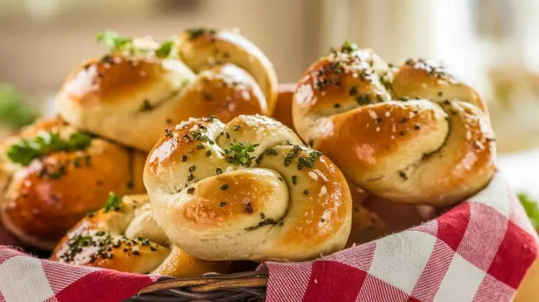 savory garlic bread twists