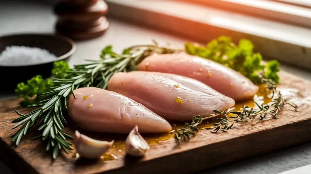 season chicken with herbs
