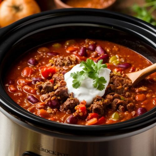 simple slow cooker chili