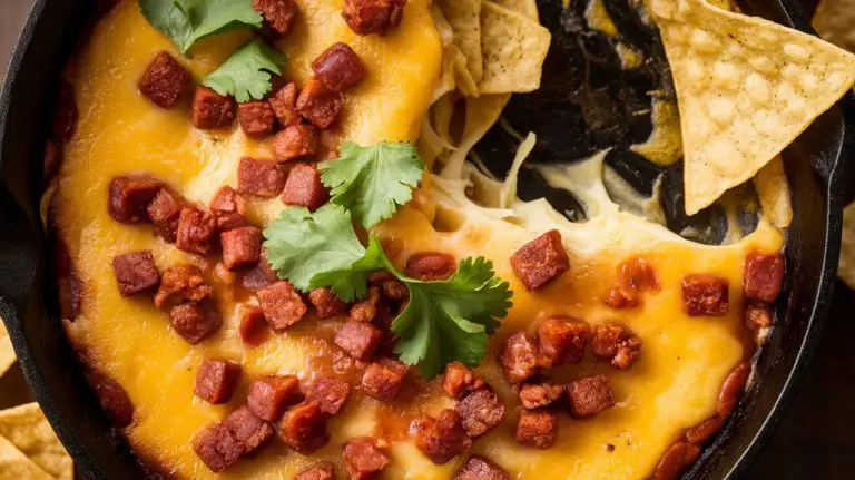 spicy melted cheese dish